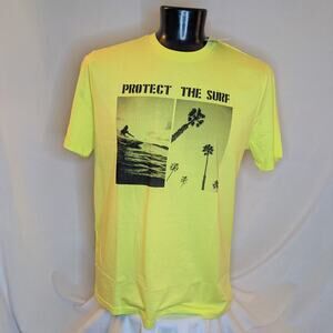 Arizona Graphic T-Shirt Men's Large Yellow Casual Streetwear